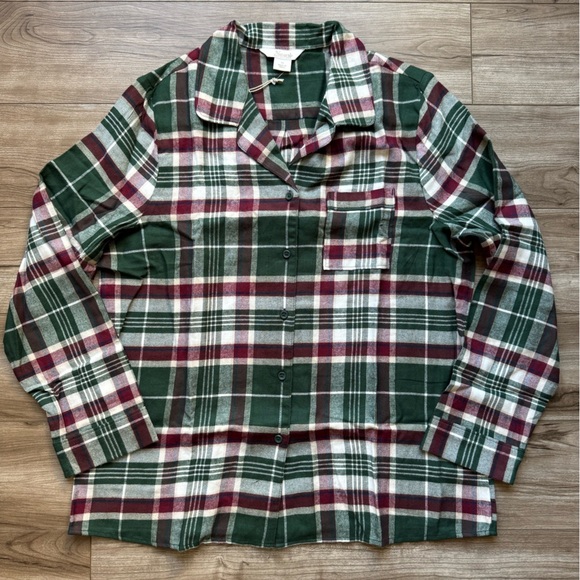 Natural Reflections Women’s Plaid Flannel
Pajama Long-Sleeve Shirt Size M NWT - Picture 7 of 9